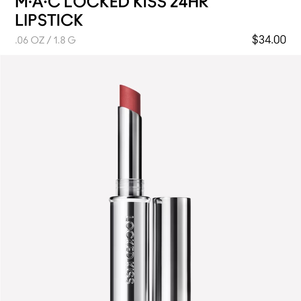 MAC Cosmetics Locked Kiss 24HR Lipstick - Rouge A Levres Opulence #51 - Picture 2 of 2